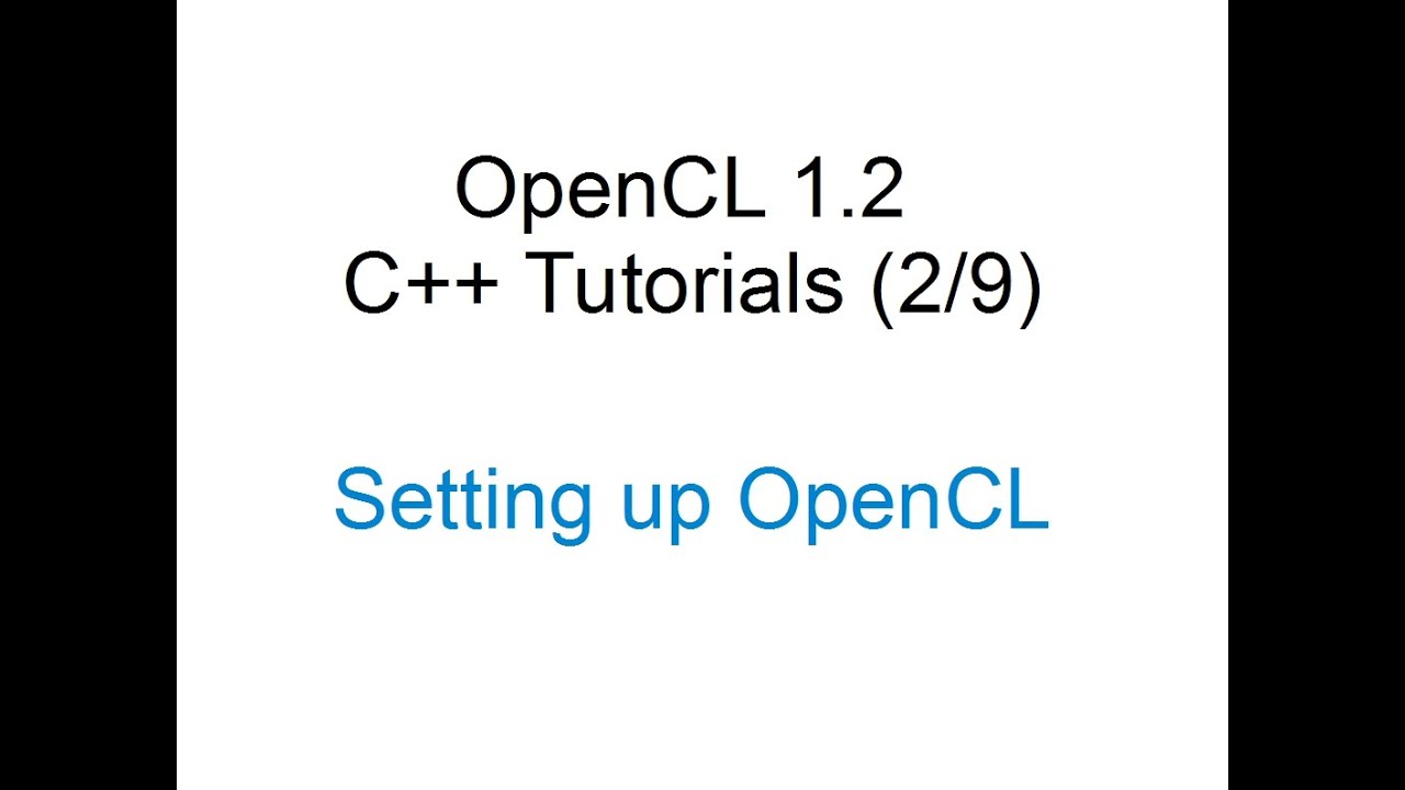 Opencl 1.2 Mac Download